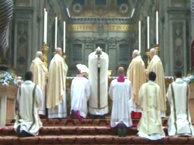 Pope Francis Celebrates Christmas Eve Mass