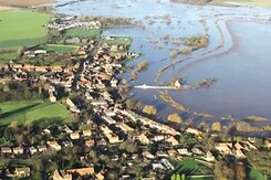 Aerial Pictures Show Extensive Flooding in Britain Aerial Pictures Show Extensive Flooding in Britain