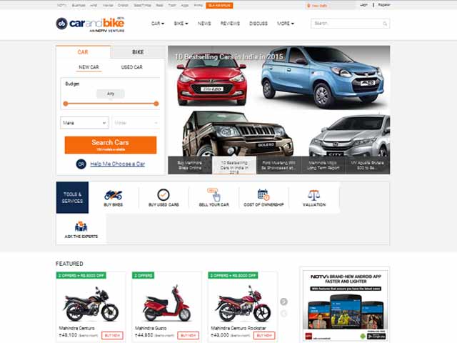 All-New carandbike.com From NDTV