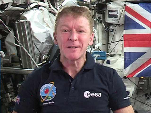 British Astronaut in Space Announces God Save the Queen