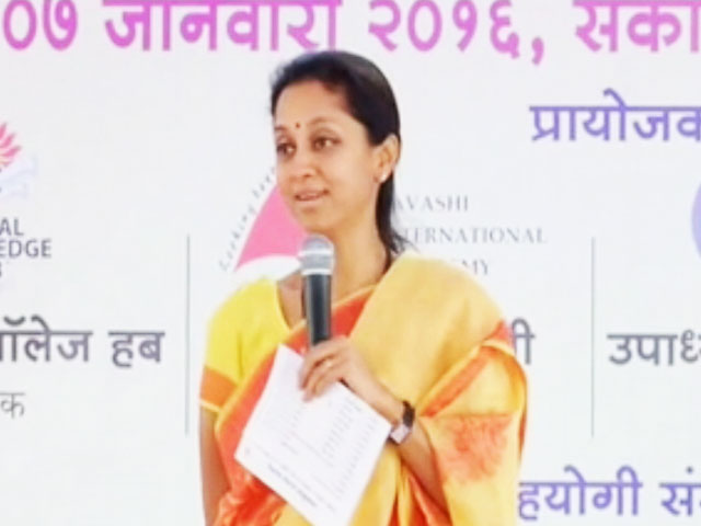 We Talk Saris In Parliament: Supriya Sule's Joke May Crash