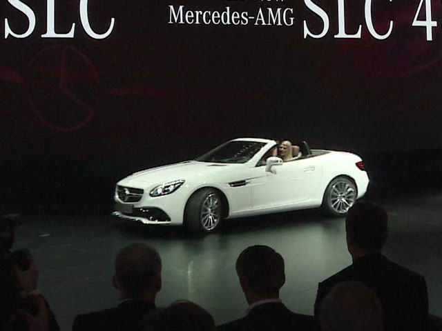 Mercedes Launches SLC Roadster, Replacing SLK