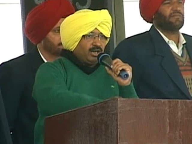 Video : Yellow Turban And Trending Hashtag As Arvind Kejriwal Begins Bid For Punjab