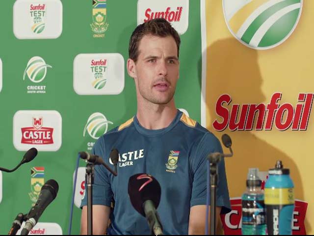 Video : Stephen Cook Thanks Hashim Amla for Guiding him to Debut Ton
