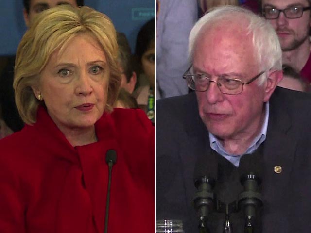 Hillary Clinton, Bernie Sanders Compete For Support In Lowa