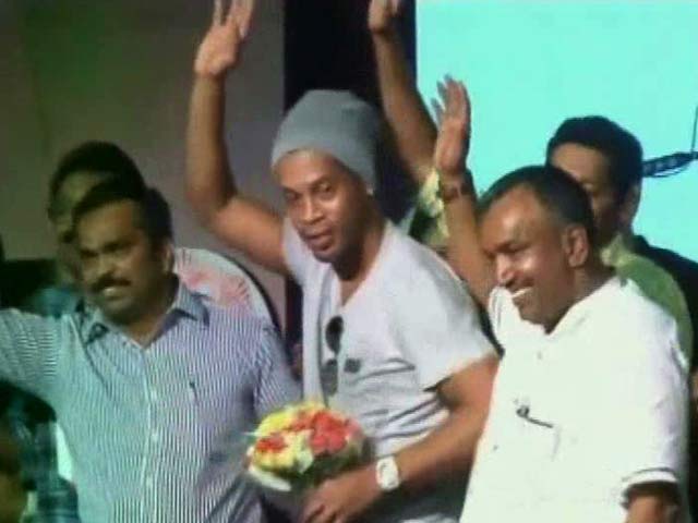 Brazil Football Great Ronaldinho Has Narrow Escape