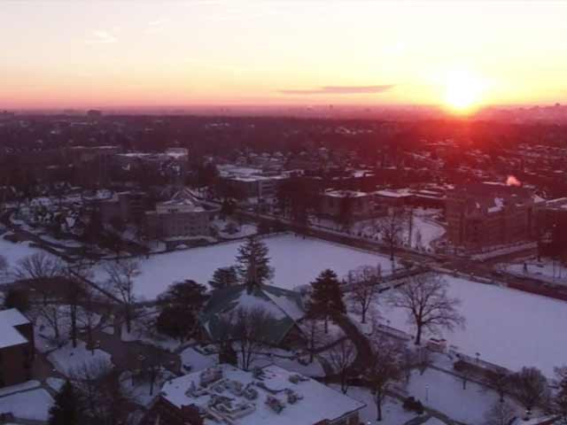 A Bird's-Eye View After a Winter Storm