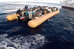 124 Migrants Rescued in the Mediterranean by Italian Coastguards 124 Migrants Rescued in the Mediterranean by Italian Coastguards