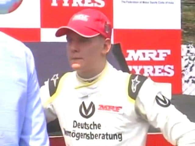 Video : Michael Schumacher's Son Sparkles in India