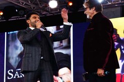 On Stage, Ranveer Singh Does A Big B On Stage, Ranveer Singh Does A Big B