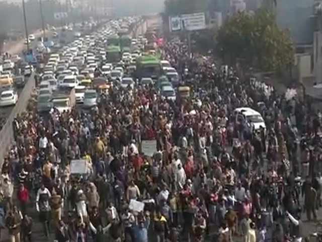 Civic Workers Block Highway, Arvind Kejriwal Says He Has Solution