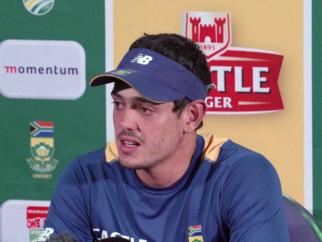 Quinton de Kock Ton Lone Bright Spot in South Africa Loss