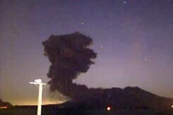 Volcano in Southern Japan Erupts in Fiery Show of Nature Volcano in Southern Japan Erupts in Fiery Show of Nature