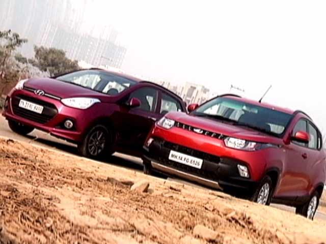 Mahindra KUV100 Versus Hyundai Grand i10