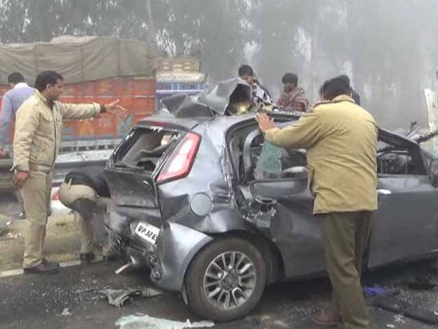 Video : 30-Car Pile-Up On Haryana Highway Due To Fog