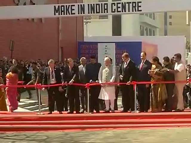 PM Narendra Modi Opens 'Make In India' Centre In Mumbai