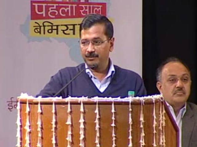 Kejriwal Presents One Year Report Card, Answers Calls From Delhi
