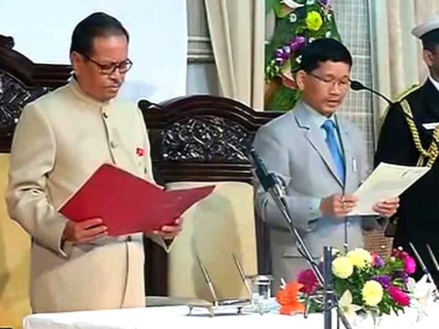 Video : Kalikho Pul Takes Oath As Arunachal Pradesh Chief Minister