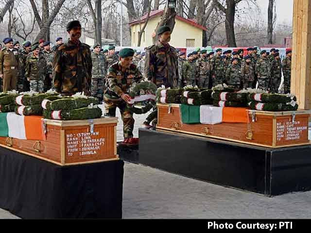 India Pays Homage To Soldiers Killed Fighting Terrorists in Pampore
