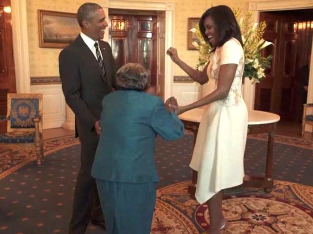 Dream Come True: Woman, 106, Dances With Obamas
