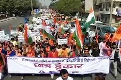 Day After Students' March, ABVP's Counter Protest Day After Students' March, ABVP's Counter Protest