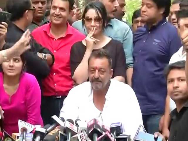 Video : 'Day Of Freedom For Me After 23 Years,' Says Sanjay Dutt