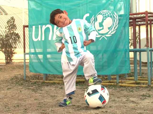 Video : Afghan Boy Who Went Viral Gets Signed Messi Shirts