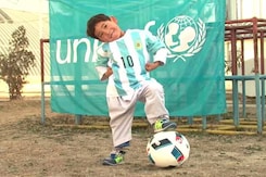 Afghan Boy Who Went Viral Gets Signed Messi Shirts Afghan Boy Who Went Viral Gets Signed Messi Shirts