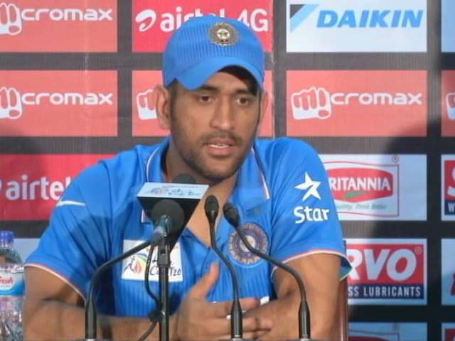 Video : Bangladesh Pitches Not Helping For World T20: MS Dhoni