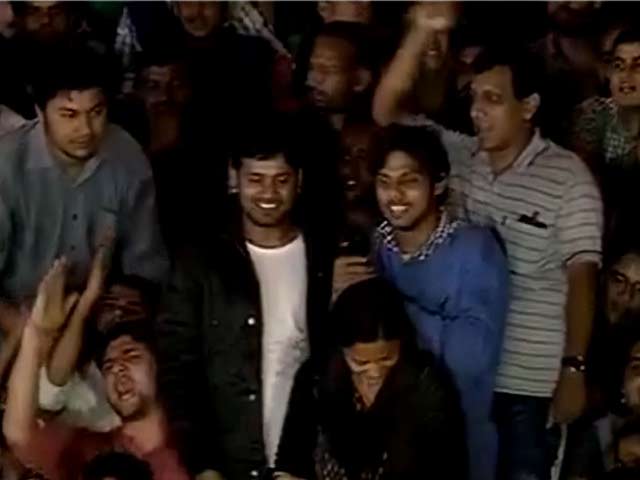 नेशनल रिपोर्टर : जेल से रिहाई के बाद जेएनयू लौटे कन्हैया