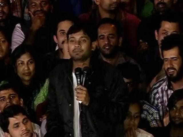 Video : Kanhaiya Kumar Attacks PM Modi In Speech On JNU Campus