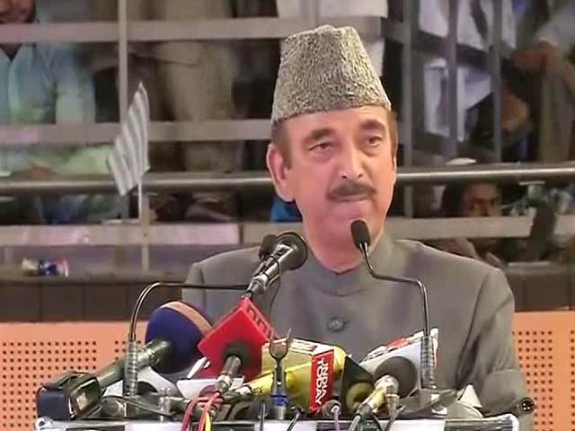 Video : Ghulam Nabi Azad Compares RSS With ISIS, BJP Seeks Apology