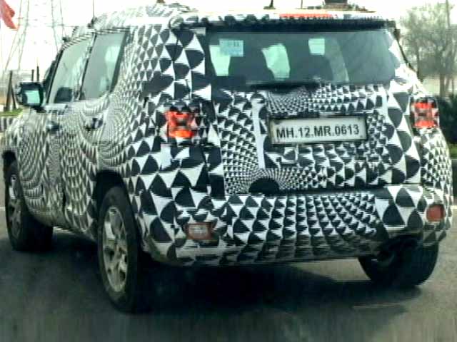 Jeep Renegade Spied Testing in India