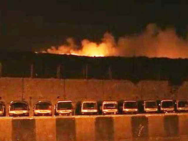 3 Days After Fire Broke Out, Flames And Thick Smoke At Mumbai's Deonar