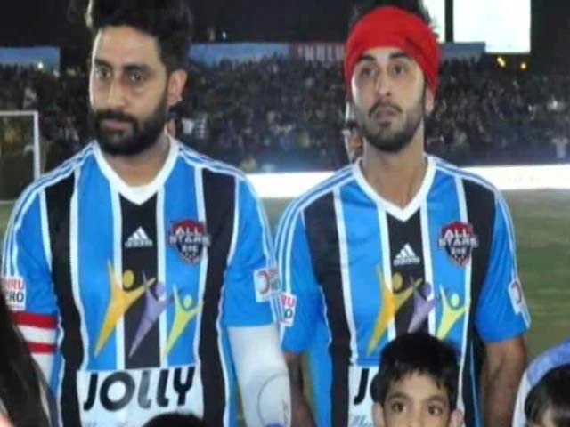 Ranbir, Junior B Set for Football Match With MPs