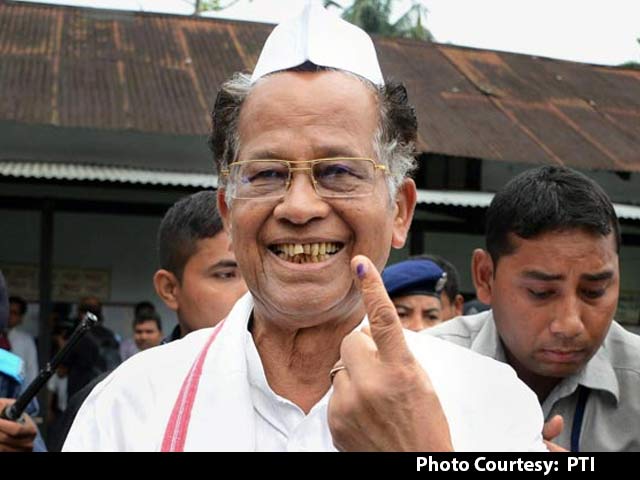Assembly Polls: Tarun Gogoi Casts His Vote In Assam