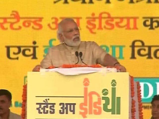 Video : 'Stand Up India' Will Provide Loans To Dalits, Women, Says PM Modi