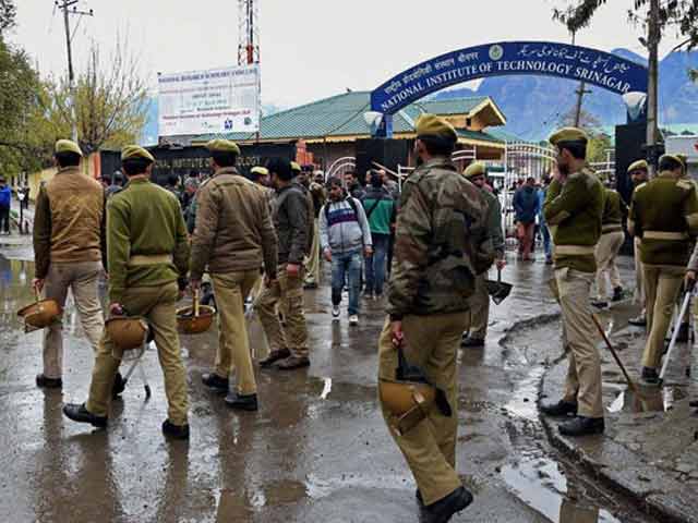 श्रीनगर के एनआईटी कैंपस में बवाल के बाद कैसा है सूरते हाल