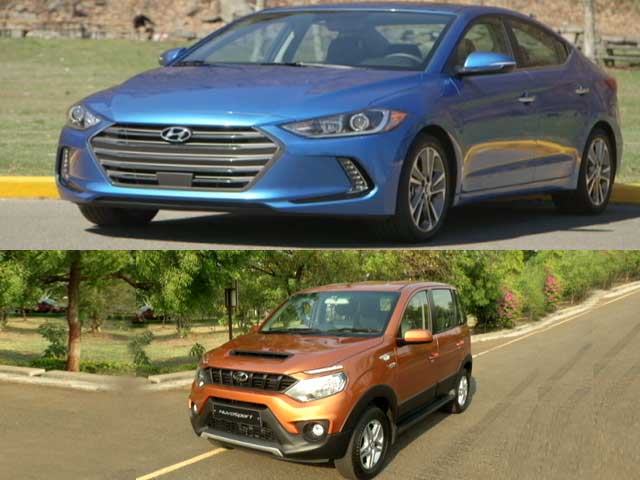 2017 Hyundai Elantra, Mahindra NuvoSport and Triumph Bonneville T120