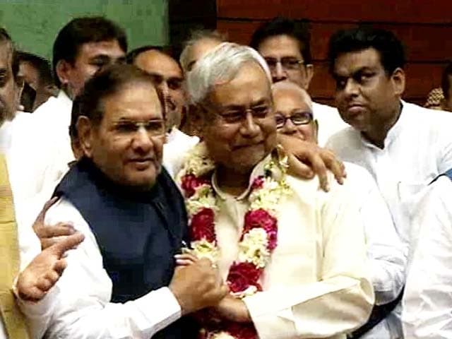 Video : Nitish Kumar Replaces Sharad Yadav As Chief Of Janata Dal United