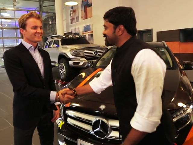 Video : #GLAadventure: Meeting Hamilton & Rosberg Is Like A Dream Come True