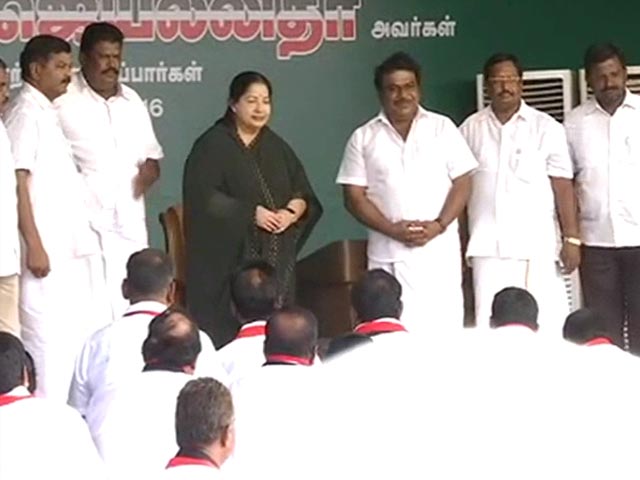 Video : Jayalalithaa's '51-in-One' Rally At DMK Stronghold In Tamil Nadu