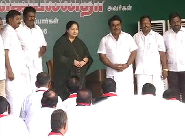 Jayalalithaa's '51-in-One' Rally At DMK Stronghold In Tamil Nadu
