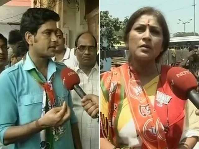Video : In Howrah, A Match Between BJP's Roopa Ganguly And Trinamool's Shukla