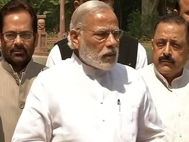 Video : 'Will Take Good Decisions,' Says PM Modi As Budget Session Resumes