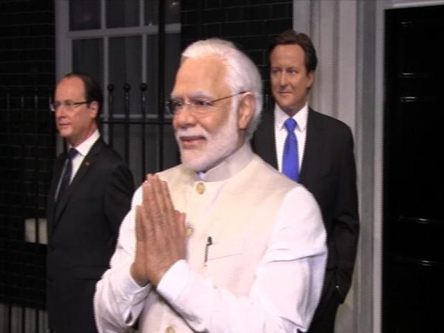 PM Modi Joins Obama, Cameron At London's Madame Tussauds Wax Museum