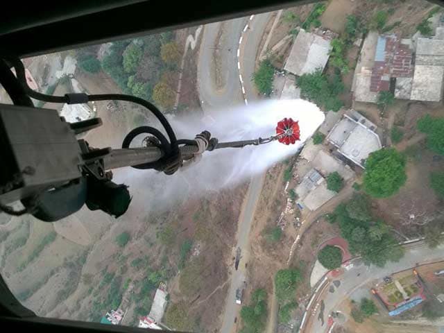 Video : Choppers Out To Douse Uttarakhand Forest Fires Return Due To Poor Visibility