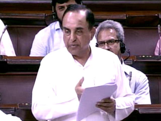 Video : With First Parliament Speech, Subramanian Swamy's Direct Hit At Sonia Gandhi