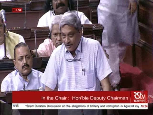 Video : Country Wants To Know Who Benefitted From Agusta Corruption, Says Parrikar