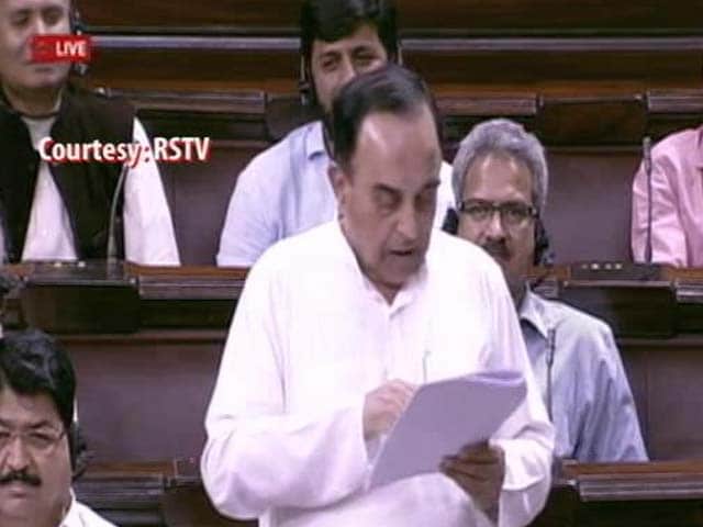 Video : Are Italians Crazy To Pay An AP Who's Not Ahmed Patel: Subramanian Swamy